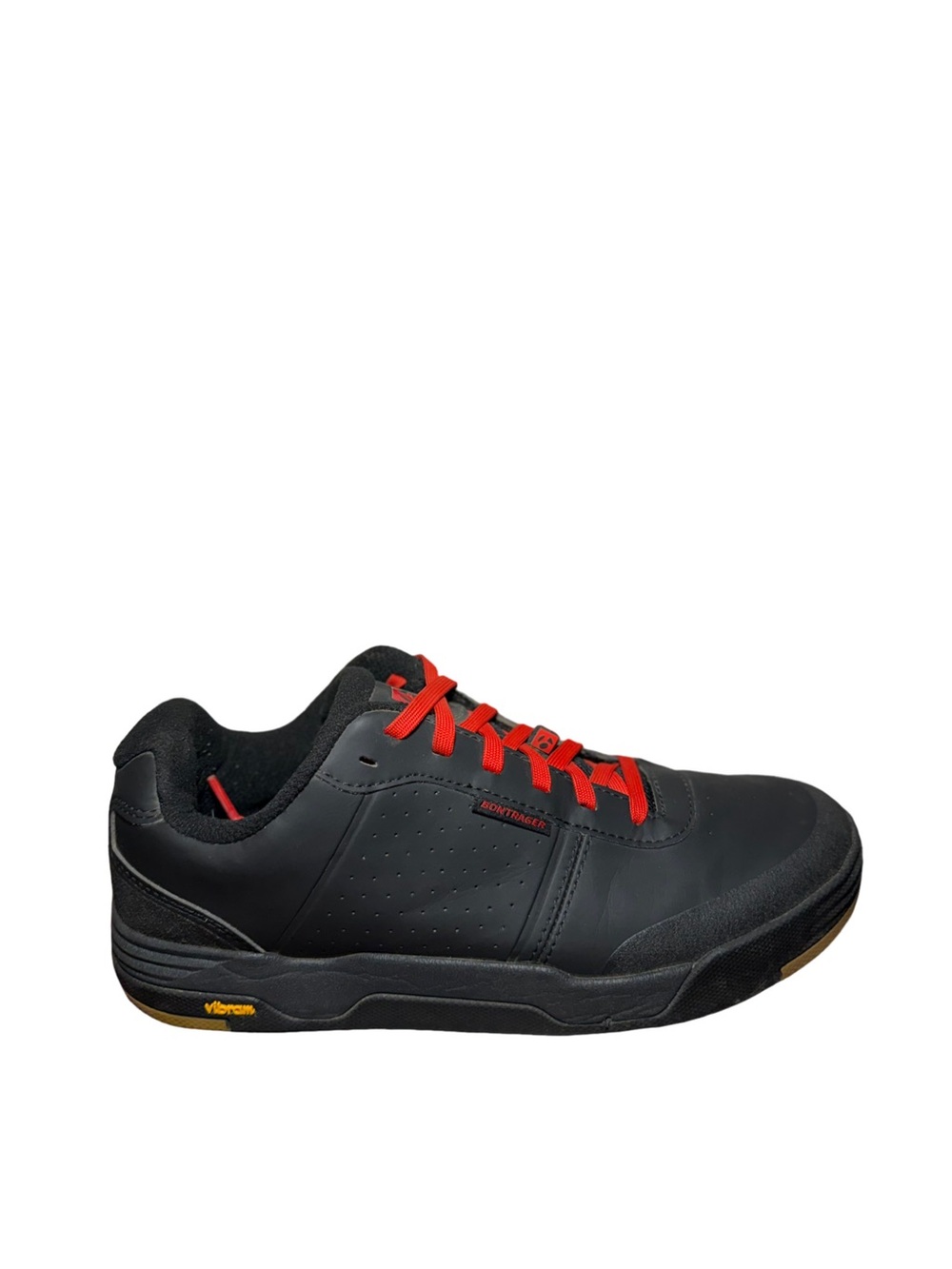 Men's Bontrager Black mountain bike Shoe with Red Laces size 12